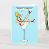 Spring Breakであなたを見る カード (正面)