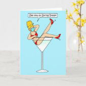 Spring Breakであなたを見る カード (黄色い花)