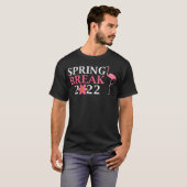 Spring Break 2022 おもしろい Spring Break 2022 Flaming Tシャツ (正面フル)