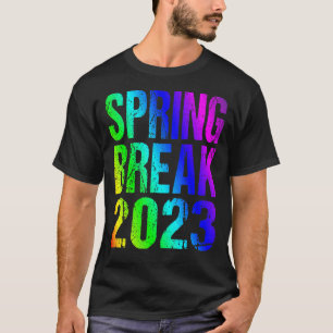 Spring Break 2023ヴィンテージレインボーアートワークスルーベン Tシャツ