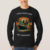 Spring Break 2023 Fort Lauderdale Florida Cruise Tシャツ (正面)