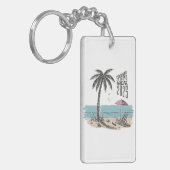 Spring Break 2025 ビーチの雰囲気 キーホルダー (正面左)