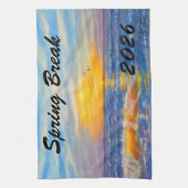 「SPRING BREAK 2026海波」 キッチンタオル (縦)