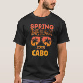 Spring Break Cabo 2023 Sunglasses Beach Vacay Part Tシャツ (正面)