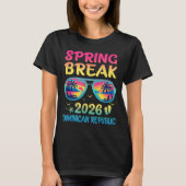 Spring Break Dominican Republic 2026 Vacation Trip Tシャツ (正面)