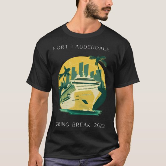 Spring Break Fort Lauderdale Florida Cruise 2023 Tシャツ (正面)
