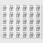 Spring Break Friendship ラッピングペーパー (フラット)