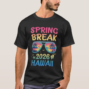 Spring Break Hawaii 2026 バケーション旅行 サングラス Tシャツ