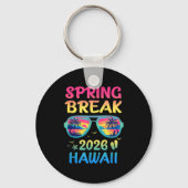 Spring Break Hawaii 2026 Vacation Trip Sungles  キーホルダー (正面)