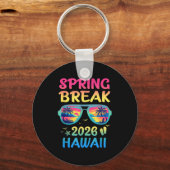 Spring Break Hawaii 2026 Vacation Trip Sungles キーホルダー (正面)