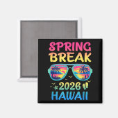 Spring Break Hawaii 2026 Vacation Trip Sungles  マグネット (正面/裏面)
