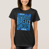 Spring Break Senior Class Student School Trip Flor Tシャツ (正面)