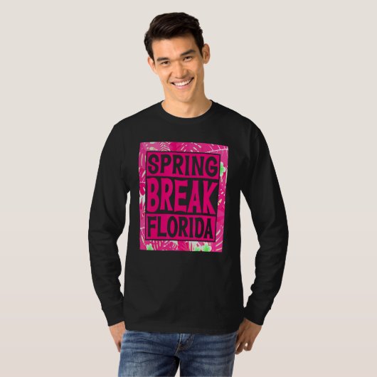 Spring Break Senior Class Student School Trip Flor Tシャツ (正面フル)