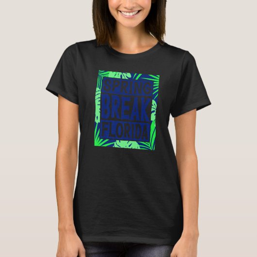 Spring Break Senior Class Student School Trip Flor Tシャツ (正面)
