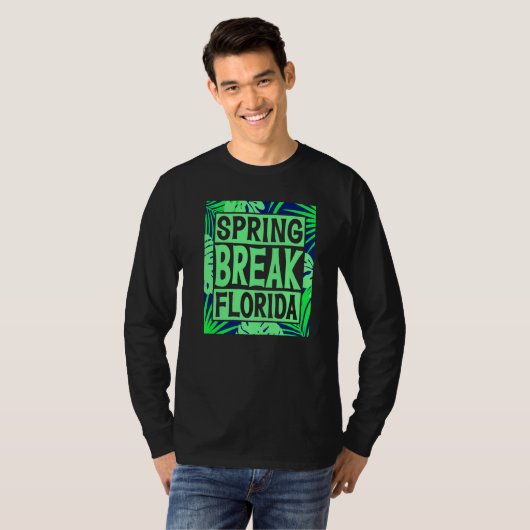 Spring Break Senior Class Student School Trip Flor Tシャツ (正面フル)