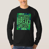 Spring Break Senior Class Student School Trip Flor Tシャツ (正面)