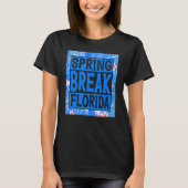 Spring Break Senior Class Student School Trip Flor Tシャツ (正面)