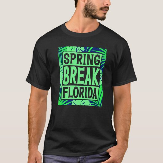 Spring Break Senior Class Student School Trip Flor Tシャツ (正面)