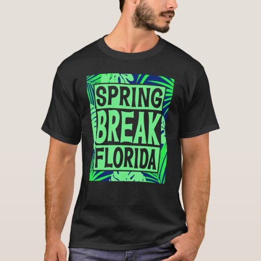 Spring Break Senior Class Student School Trip Flor Tシャツ (正面)