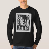 Spring Break Senior Class Student School Trip Flor Tシャツ (正面)