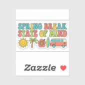 Spring Break State of Mind Aesthetic Beach シール (シート)