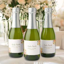 Spring Bridal Shower Featuring Orange Blossoms スパークリングワインラベル