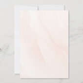 Spring Bridal Shower With Orange Flowers  招待状 (裏面)