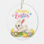 Spring Bunny & Chicks Collection セラミックオーナメント (左)