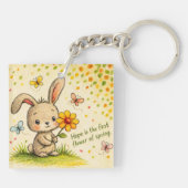 Spring Bunny Keychain キーホルダー (裏面)