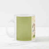 Spring Bunny Mug フロストグラスマグカップ (左)