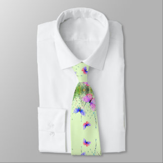Spring Butterflies Neck Tie ネクタイ