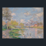 Spring by the Seine by Monet Impressionist ポスター<br><div class="desc">Impressionist Painting by Monet - Classic Masterpieces - Monet's Impressionist Painting Series - Spring by the Seine by Monet</div>