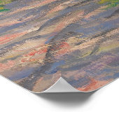 Spring by the Seine by Monet Impressionist ポスター (角)