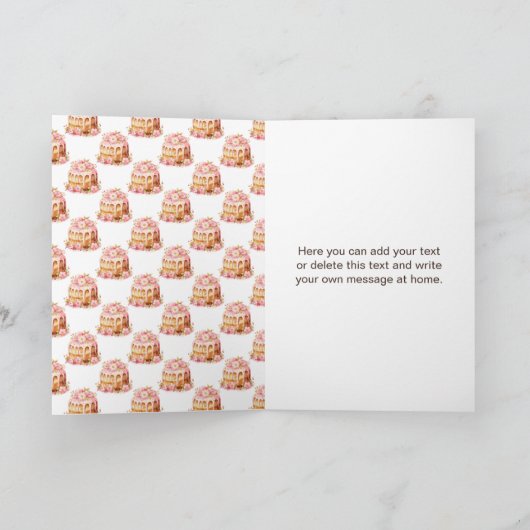 Spring Cake Easter Brunch シーズンカード (内部)