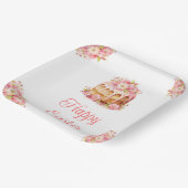 Spring Cake Easter Brunch ペーパープレート (傾斜あり)