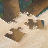 Spring Canopy – Blossom Tree & Blue Sky Painting ジグソーパズル (側面)