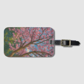Spring Canopy – Blossom Tree & Blue Sky Painting ラゲッジタグ (正面横)