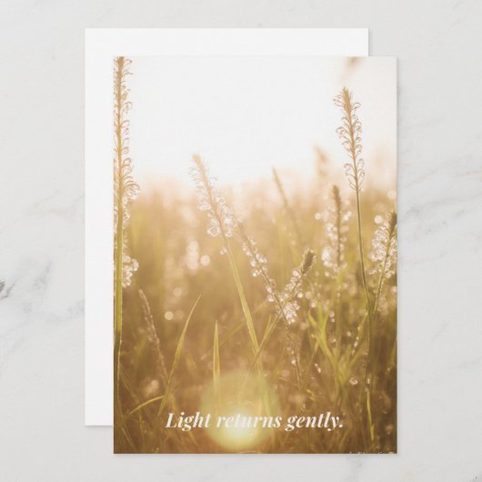 Spring Card シーズンカード (正面/裏面)