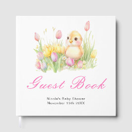 Spring Chick Baby Shower Guest Book ゲストブック