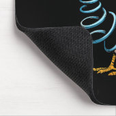 Spring Chicken Chicken On Go Stick Funny Chicken マウスパッド (コーナー)