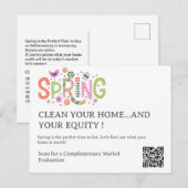Spring Clean & Sell Real Estate Real Estate ポストカード (正面/裏面)