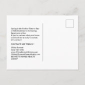 Spring Clean & Sell Real Estate Real Estate ポストカード (裏面)