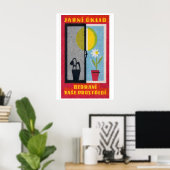 Spring Clean Your House - Matchbox Print - Czech ポスター (ホームオフィス)