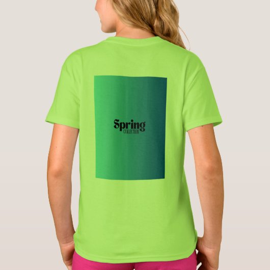 spring collection tシャツ (裏面)