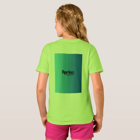 spring collection tシャツ (裏面フル)