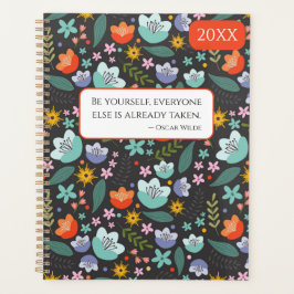 Spring Colorful Flowers 20XX Planner プランナー手帳