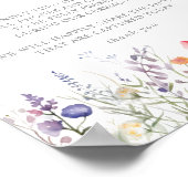 Spring Colorful Wildflower Unplugged Ceremony  ポスター (角)