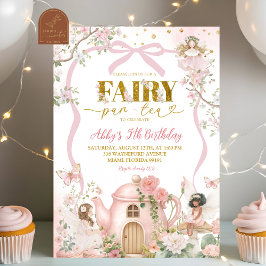 Spring Coquette Enchanted Fairy Tea Party Birthday 招待状