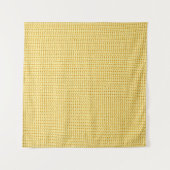 Spring crochet background in yellow. タペストリー (正面)