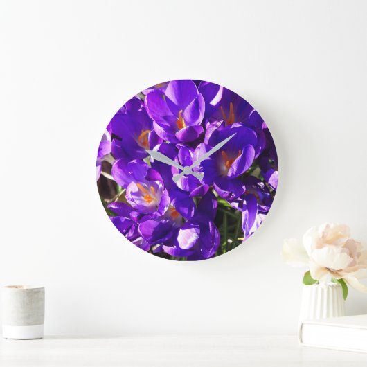 SPRING CROCUS ラージ壁時計 (ホーム)